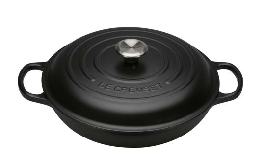 Le Creuset Gourmet Profitopf Signature 30 cm Schwarz 