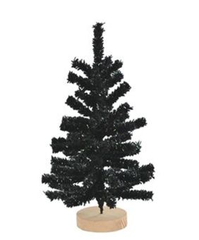Gift Company Silva Deko-Weihnachtsbaum beflockt H30 cm schwarz 