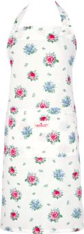 Greengate Schürze 70x90 cm Alivia white 100% Baumwolle 