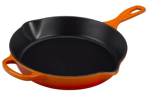 Le Creuset Brat-u. Servierpfanne Hoch Signature 26 cm Ofenrot 