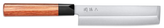 Kai Usuba 6.75" (17,0 cm) Seki Magaroku Red Wood 