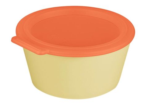 Koziol Schale 700ml mit Deckel Nora Box sweet yellow/strong coral 