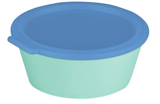 Koziol Schale 1,3l mit Deckel Nora Box sweet green/strong blue 