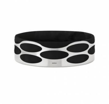 Stelton Embrace Brotschale 7x23 cm schwarz 