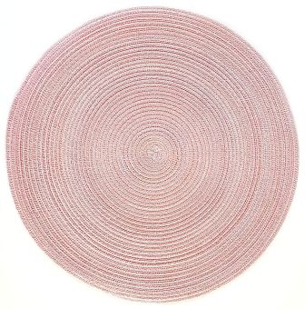 Pichler Tischset 38 cm rund Samba peach 