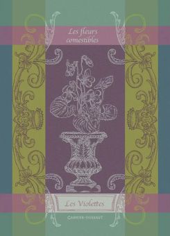 Garnier-Thiebaut Geschirrtuch Les Violettes Violet 56x77 cm 