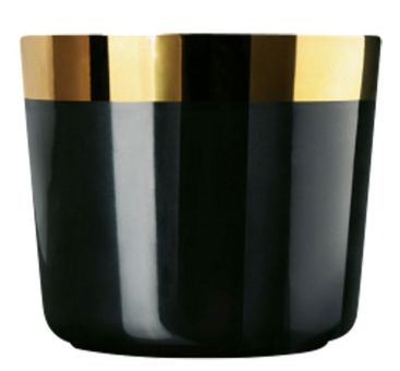 Sieger by Fürstenberg Temptation Sip of Gold Becher ohne Henkel Noir Plain 