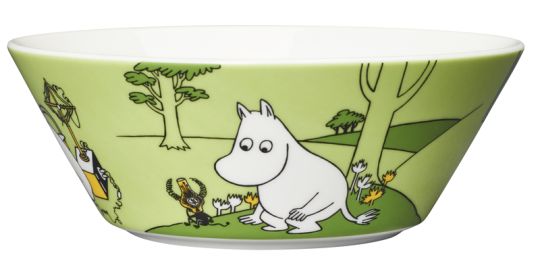 Arabia Moomin Schale 15 cm Moomintroll grass-green 