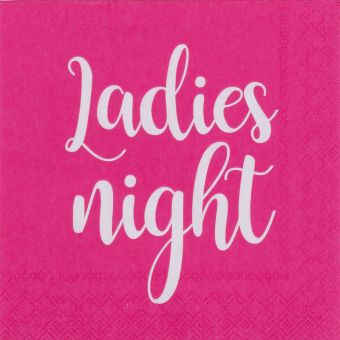 Räder Cocktailserviette 25x25 cm Ladies night 