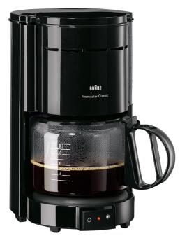 Braun Kaffeemaschine Aromaster 1.000 W 10 Tassen schwarz 