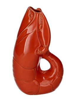 Gift Company Madame Crevette Hummer Vase S orangerot 
