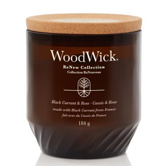 WoodWick Jar mittel Renew Black Currant & Rose 