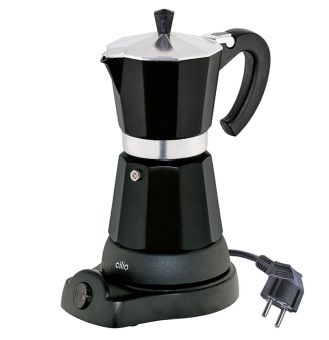 Cilio Classico Espressokocher elektrisch schwarz 