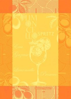 Garnier-Thiebaut Geschirrtuch Limoncello Spritz Soleil 56x78 Cm 100% Gekämmte 