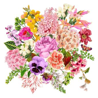 Paperproducts Servietten 33x33 cm Flower Bouquet 