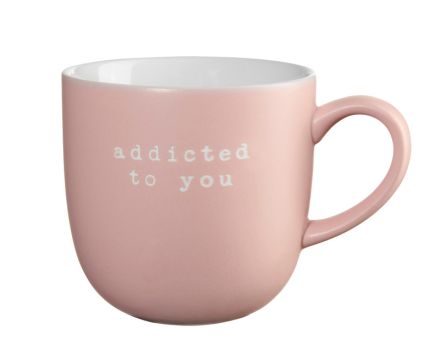 ASA Selection Henkelbecher, Addicted To You Hey!, L. 92mm, B. 92mm, H. 95mm 