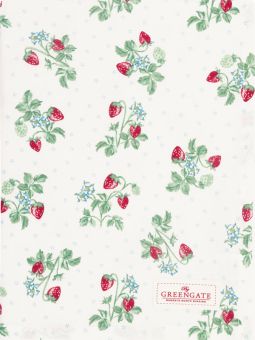 Greengate Geschirrtuch 50x70 cm Berry white 100 % Baumwolle 