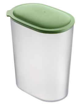 Koziol Vorratsdose 2,5 L Connect Oval Storage L nature leaf green 