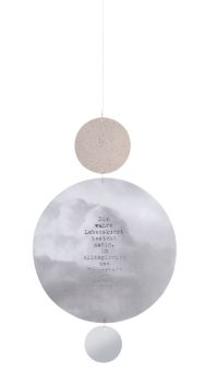 Räder Cloud Poetry Hänger Die wahre Lebenskunst L 35 cm 