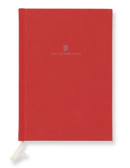 Graf von Faber-Castell Buch mit Leineneinband A5 India Red 