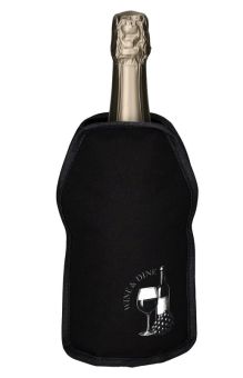 Gift Company Froid Kühlmanschette Motiv: Wine and Dine schwarz 
