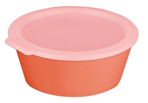Koziol Schale 1,3l mit Deckel Nora Box strong coral/sweet pink 