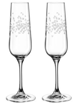 Leonardo Alassio Gk/2 Sektgläser 210 ml Herzen 