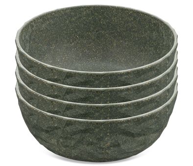 Koziol Schale 700 ml Club Bowl 4er-Set nature ash grey 
