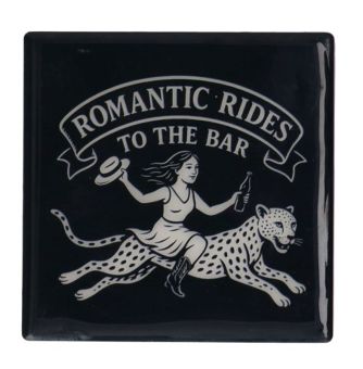 Gift Company Love Tiles Untersetzer Motiv: Romantic Rides schwarz 