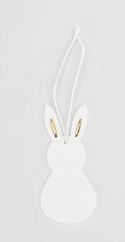 Räder Porzellanhänger Hase L:8cm B:3,5cm 